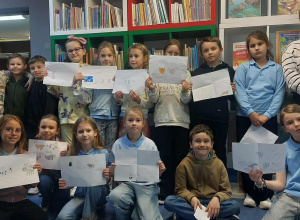 Uczniowie klasy Ib i IIb wzięli udział w warsztatach promujących czytelnictwo.